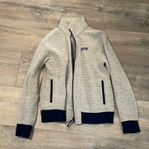 Patagonia zip up wool jacket